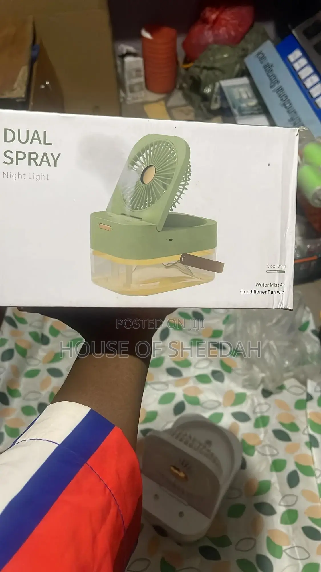 New Humidification Dual Spray Fan