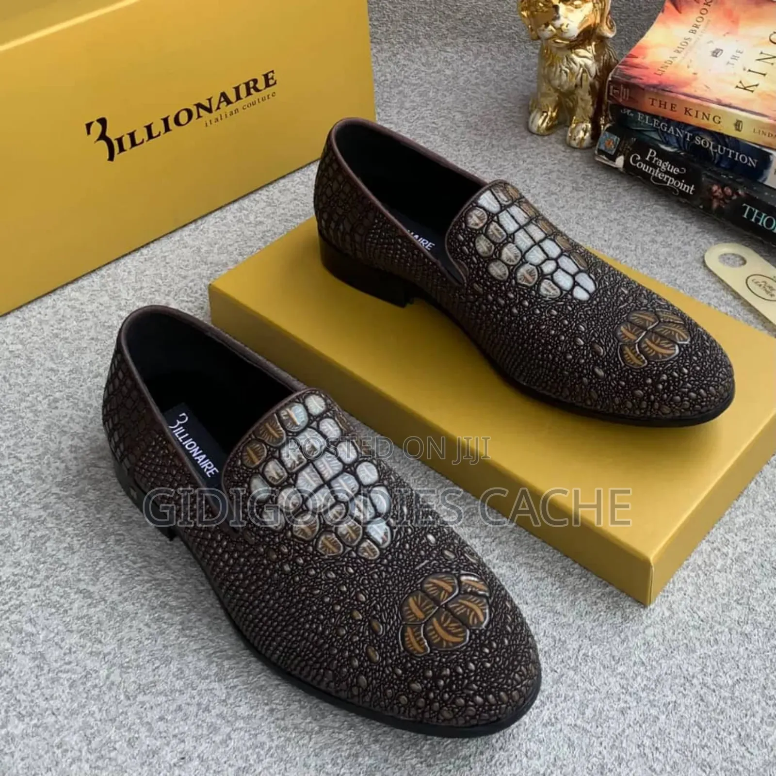 Billionaire Men's Shoes in Brown and White Size 40-46