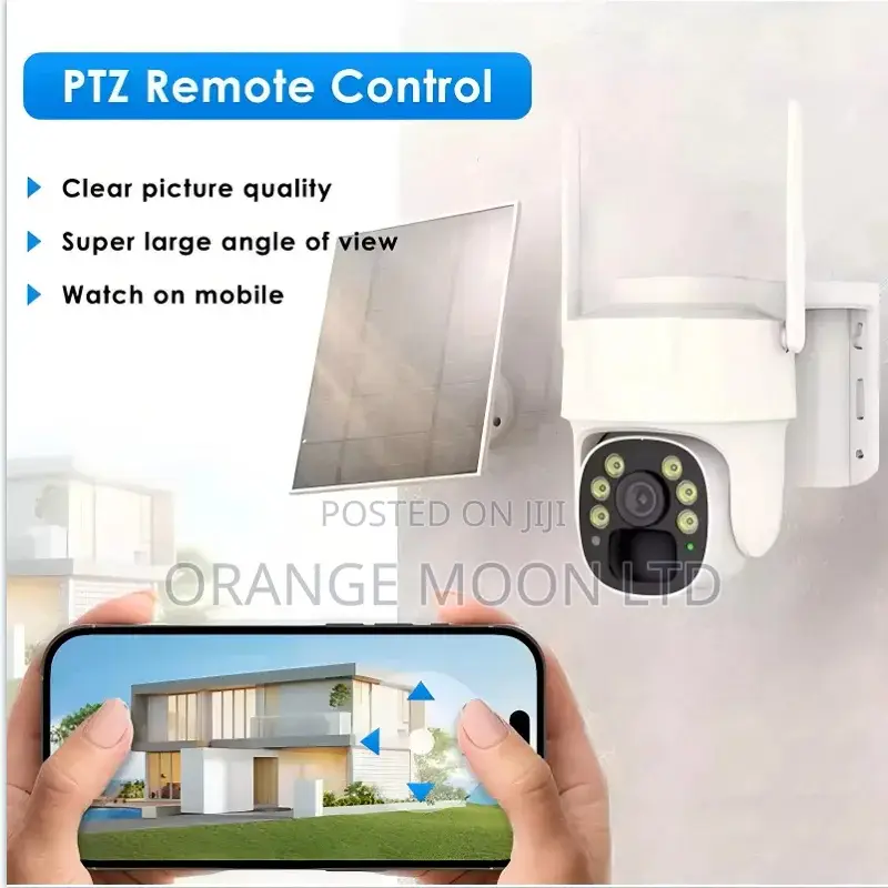 Ubox Solar Network Camera 4g 4mp PTZ Dome Camera