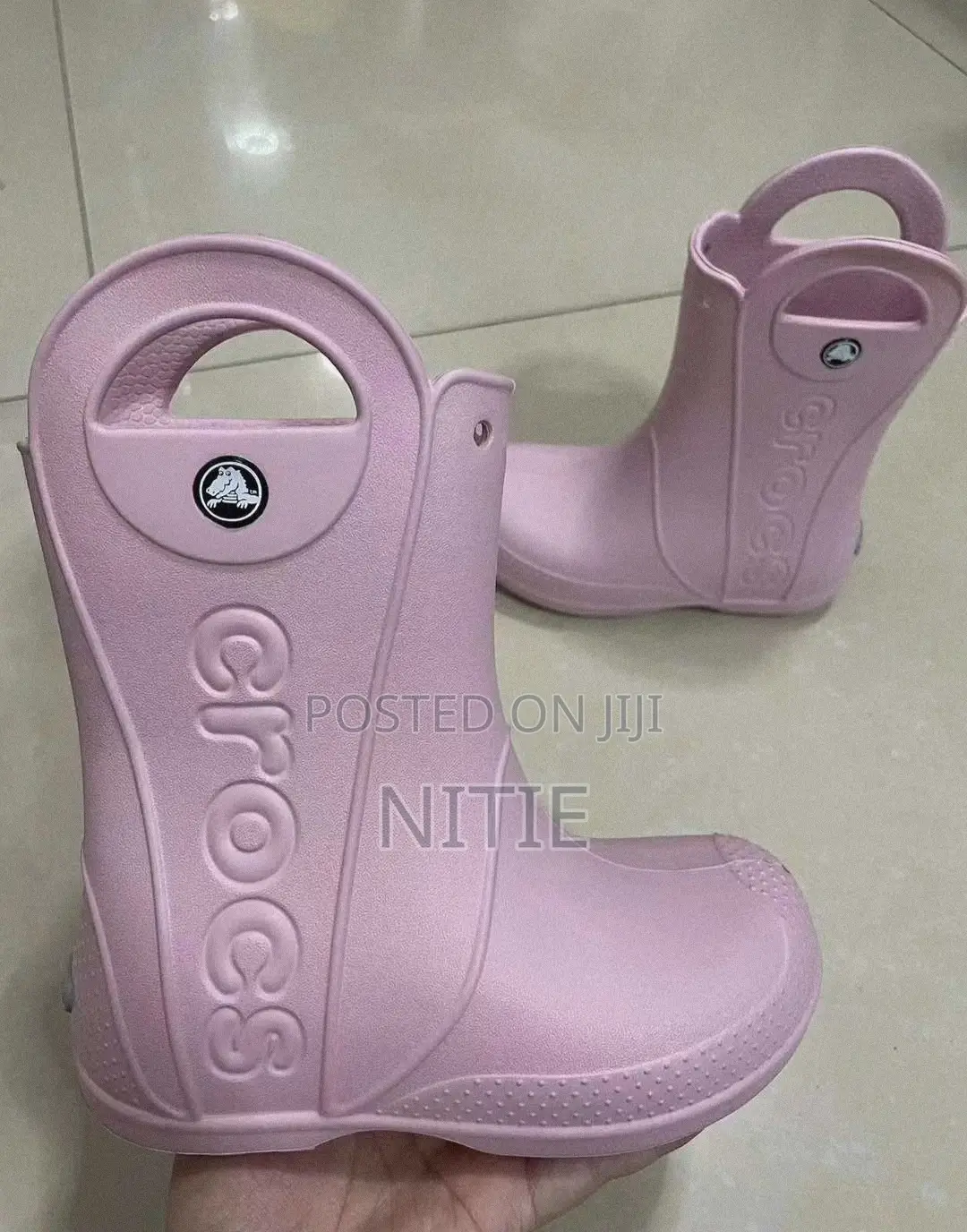 Crocs Kids Handle It Boots (Pink)