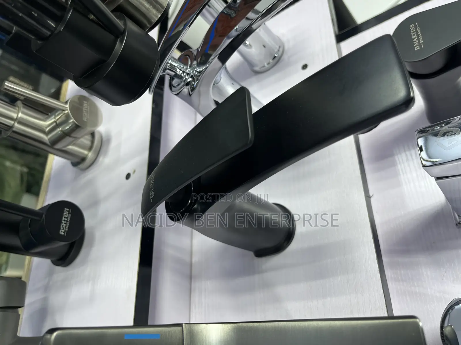 A Black Basin Mixer