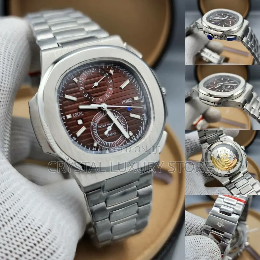 Patek Philippe Quality Luxury Men Chain Strap Wristwatch