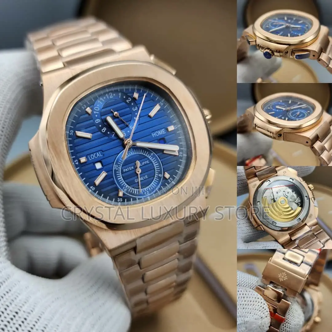 Patek Philippe Quality Luxury Men Chain Strap Wristwatch