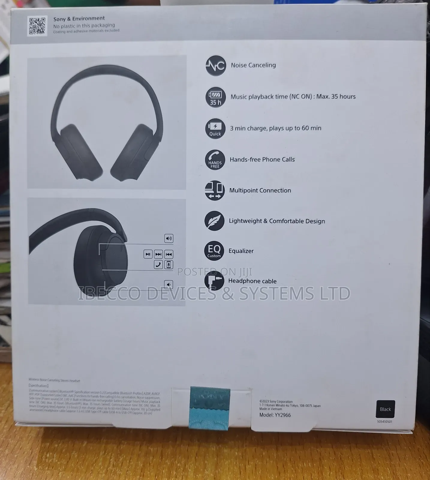 Sony Wh-ch720n Noise Cancelling Nc Headset