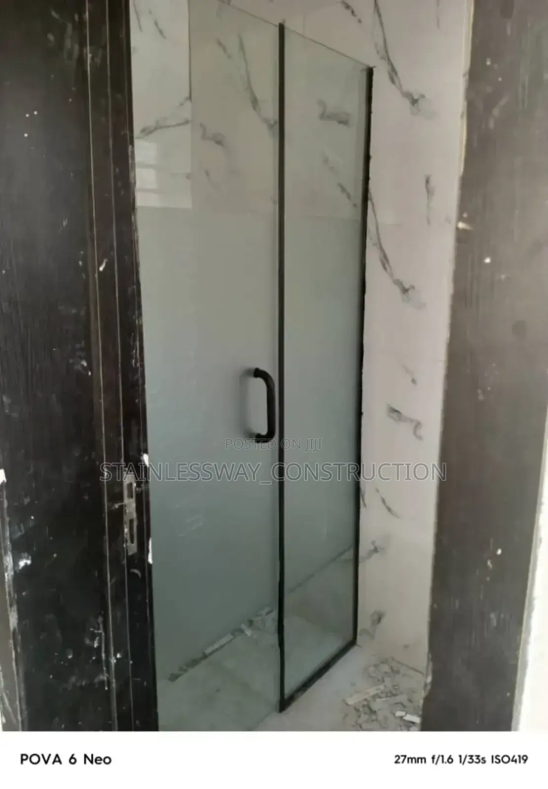 Shower Cubicle Glass L or Wall to Wall