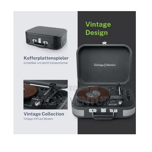 Muse Retro Encoding Turntable With Bluetooth, Usb