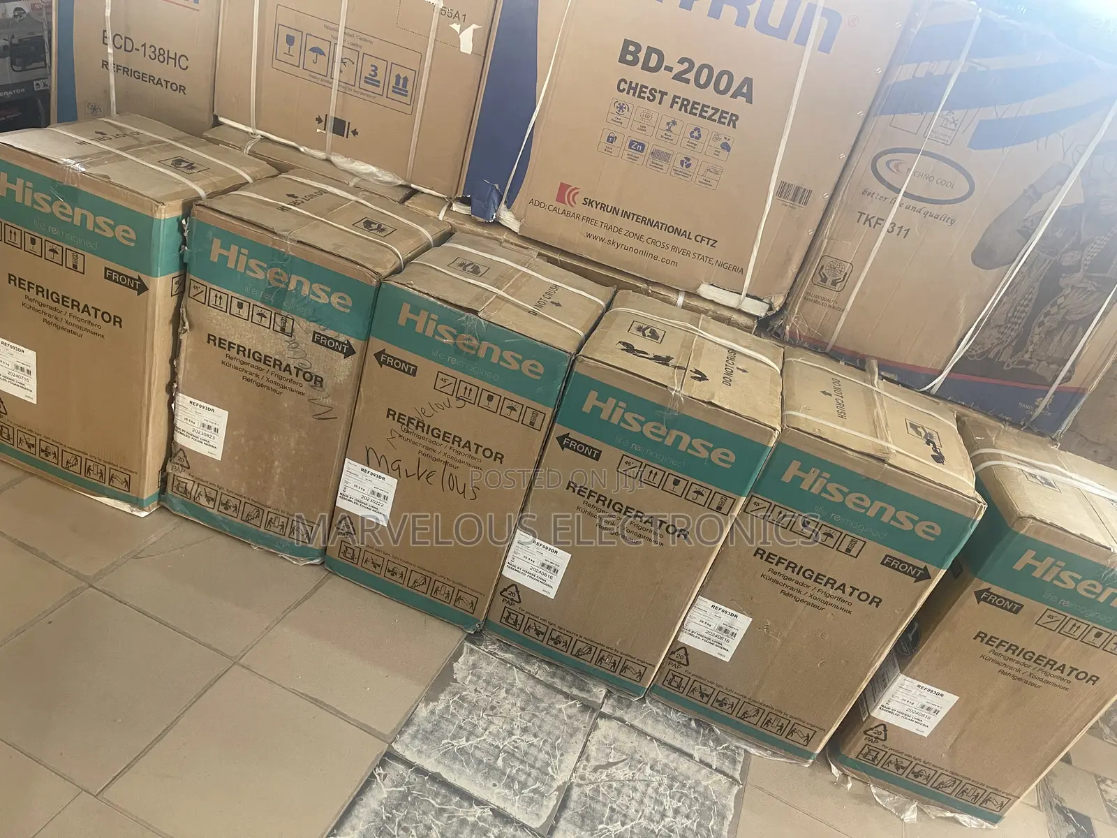 Brand New Original Hisense Table Top Refrigerator Model 093