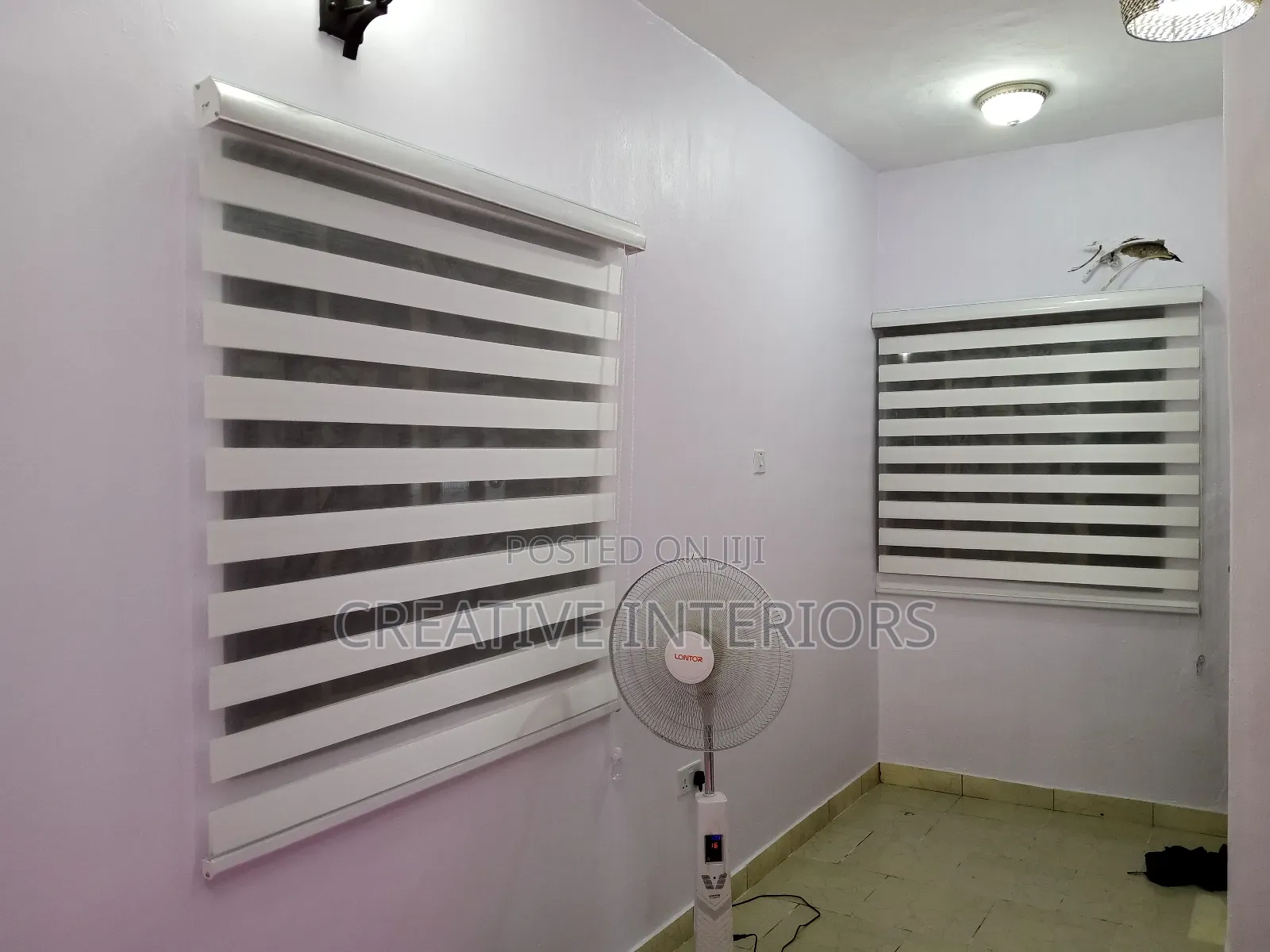 Plain White Day and Night Window Blinds