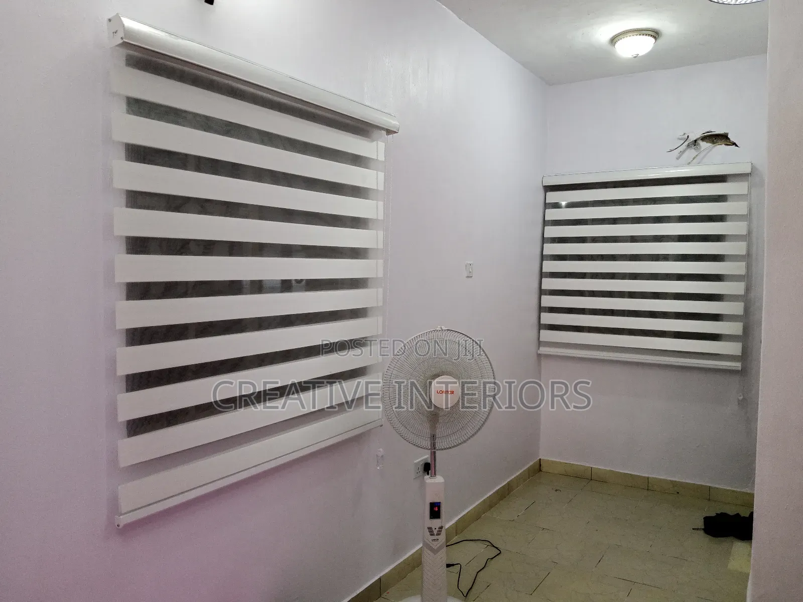 Plain White Day and Night Window Blinds