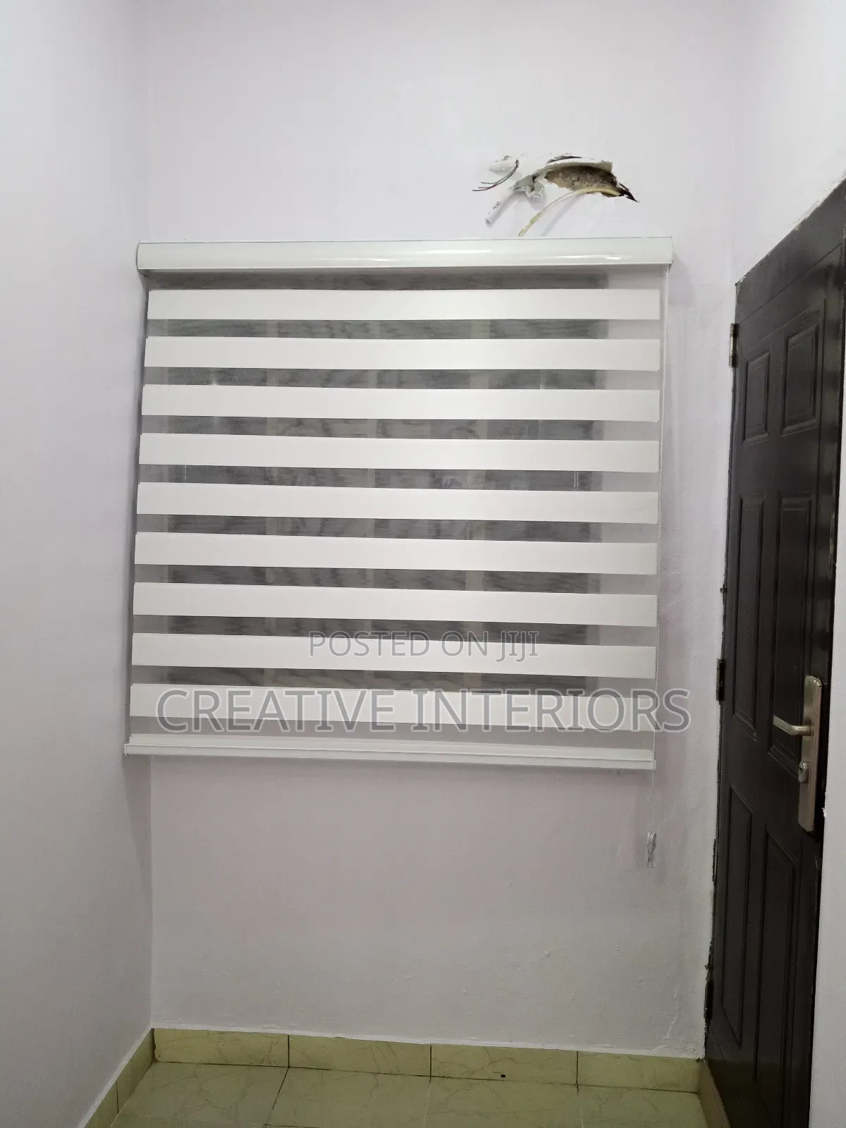Plain White Day and Night Window Blinds