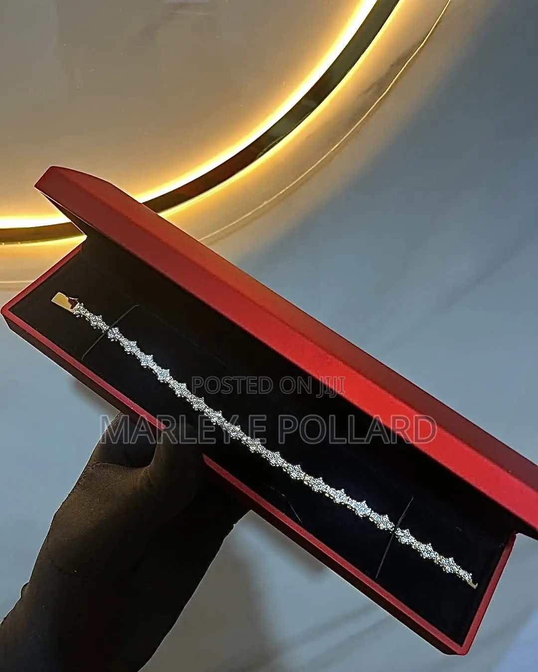 Iced Out Zirconia Diamond Tennis Silver or Gold Bracelet
