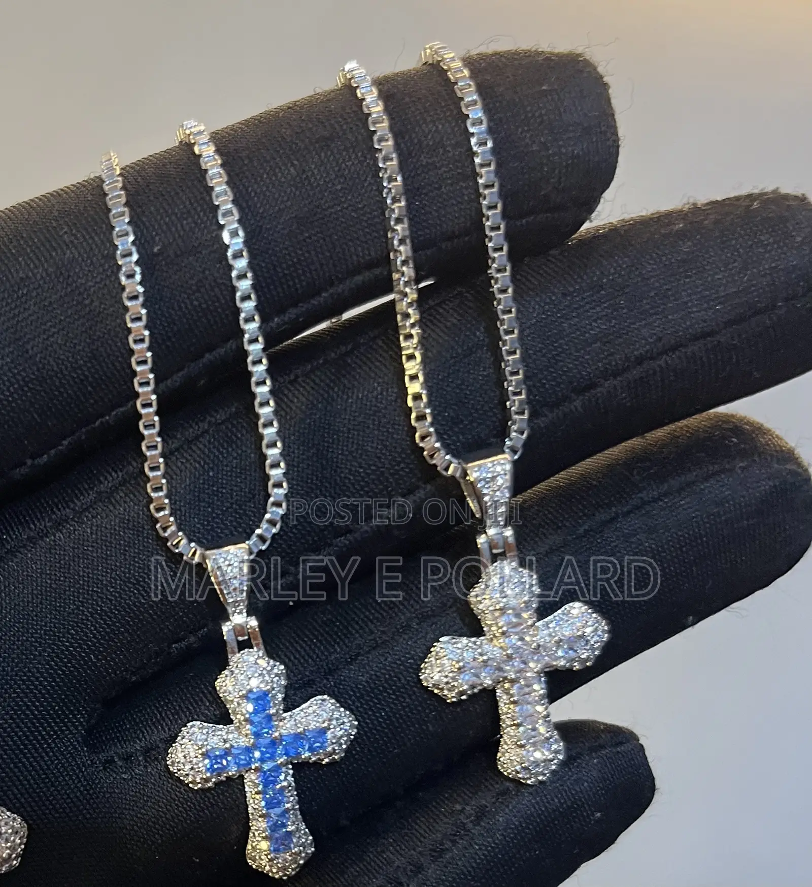 Platinum Fashion Diamond Chain Rope Necklace