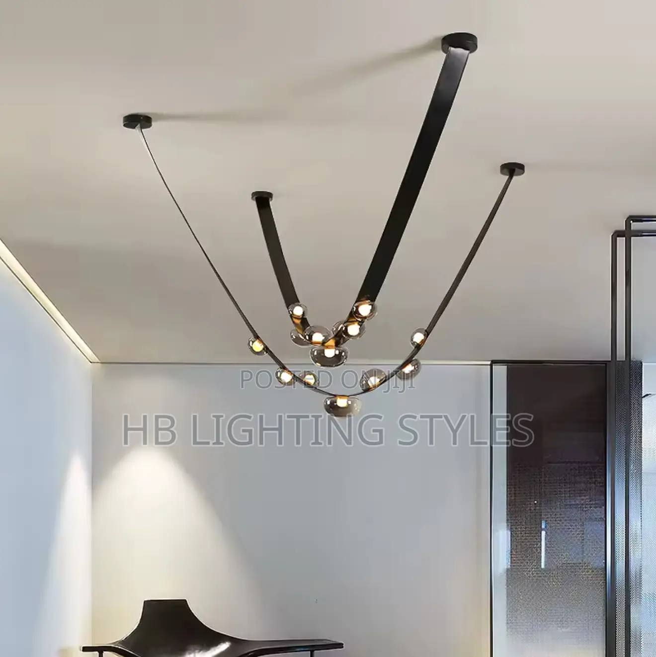 Scandinavian Dining Room Chandelier Belt Chandelier