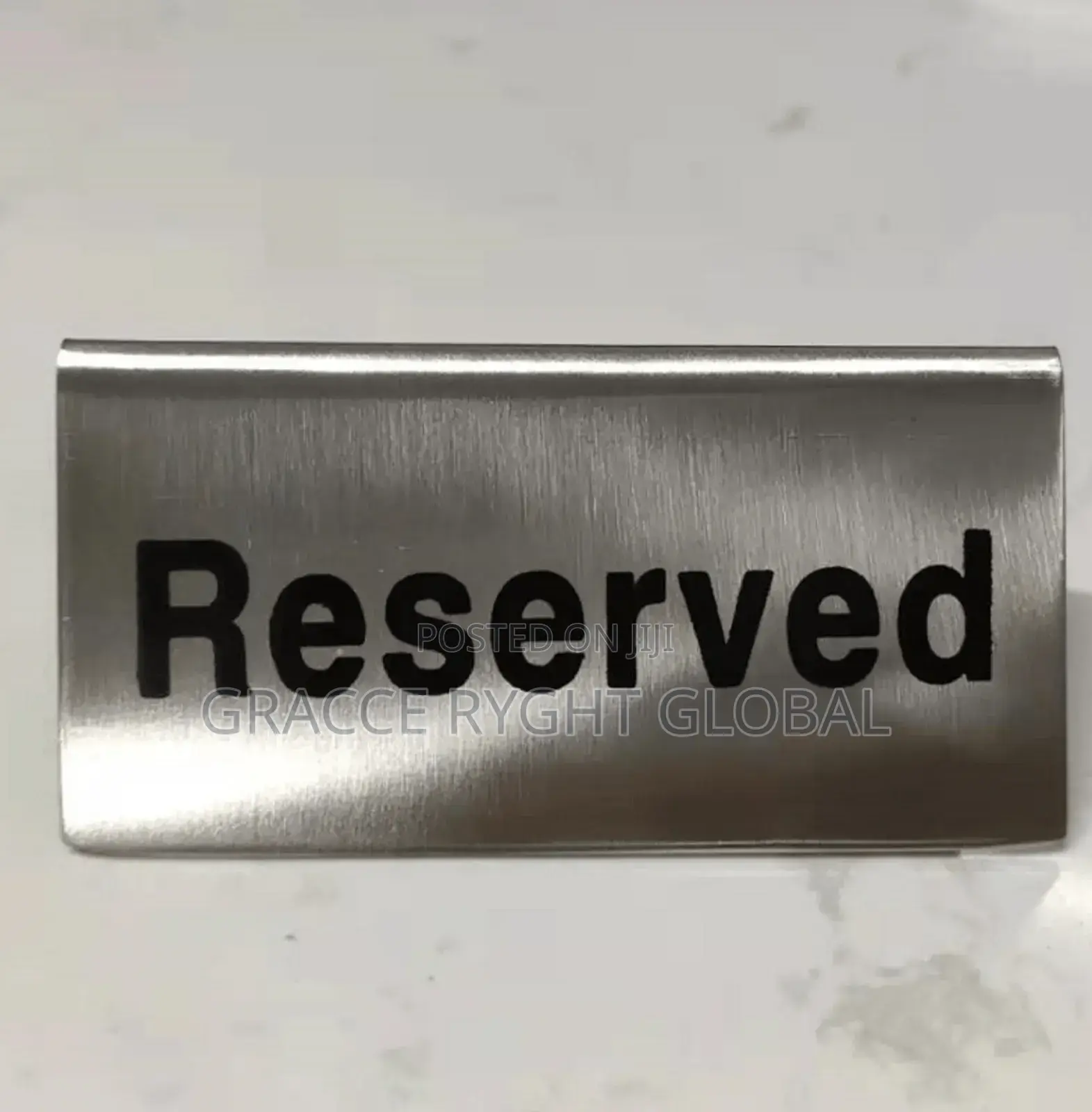 Reserved Table Sign