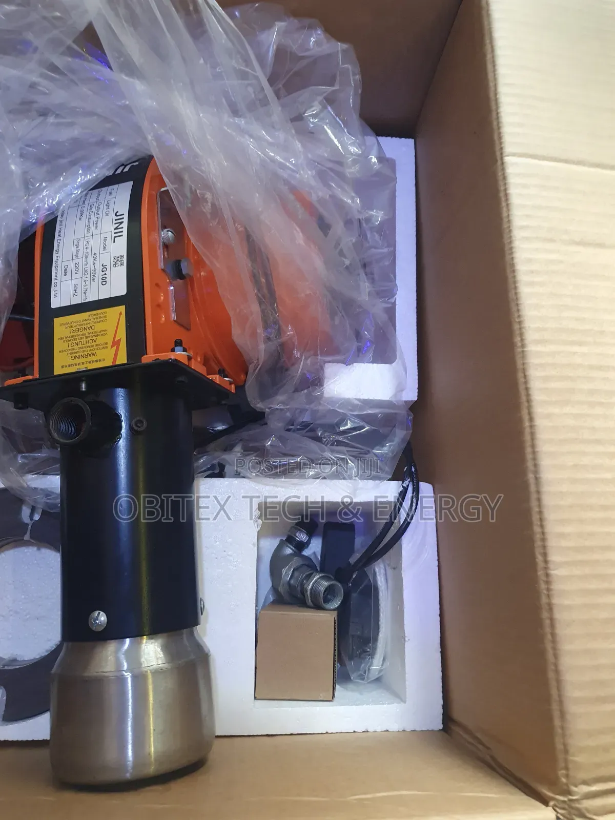 Industrial Gas Burner JG10 Jinil Single Stage