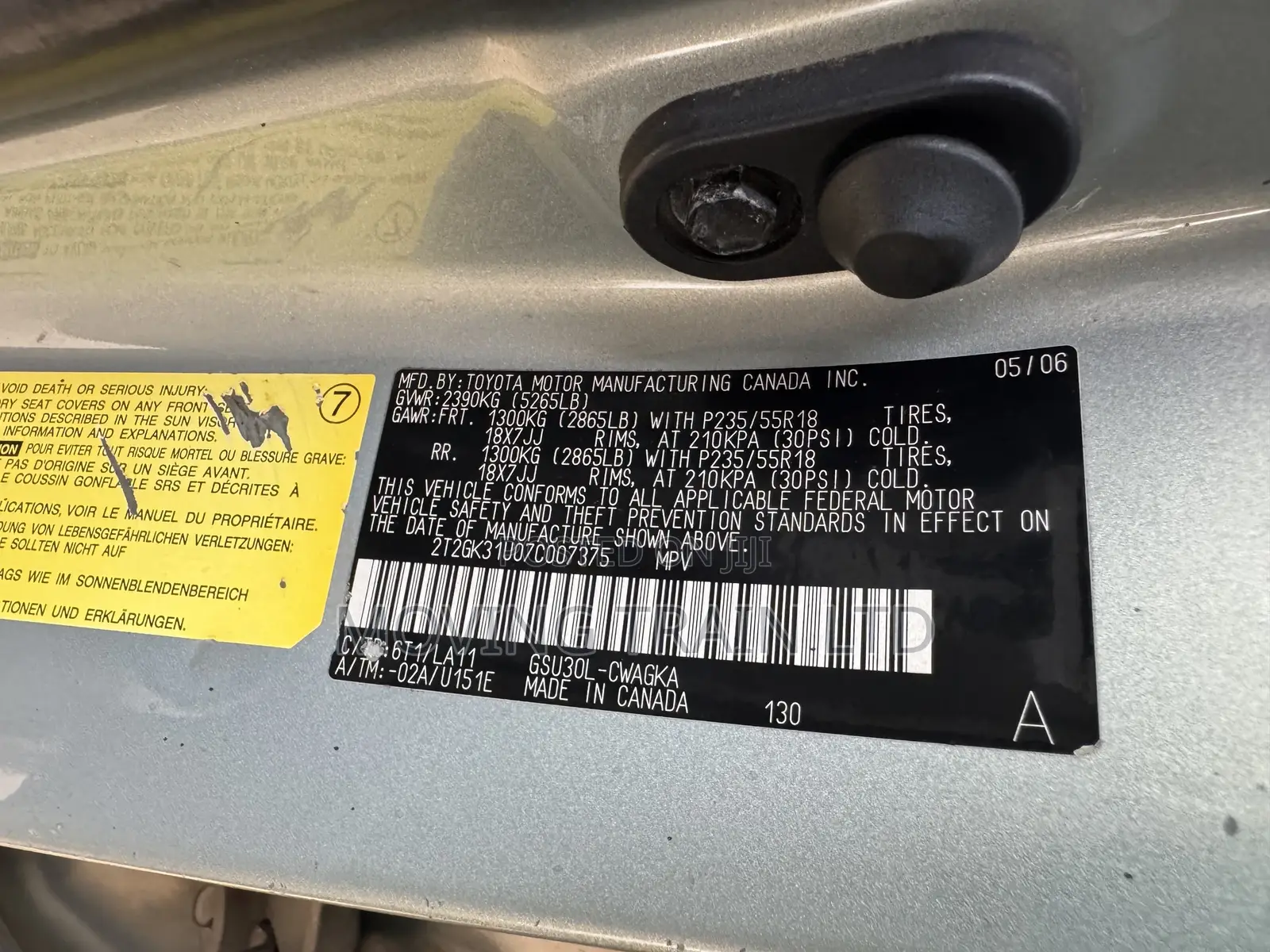 Lexus RX 330 2006 Silver