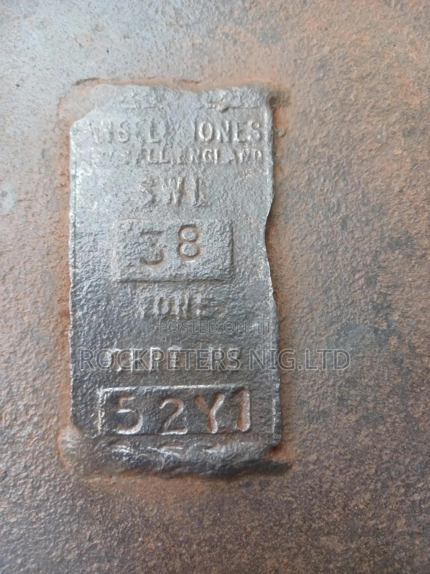 Ansel Jones SWL 38ton 2-Sheaves Crane Hook Block