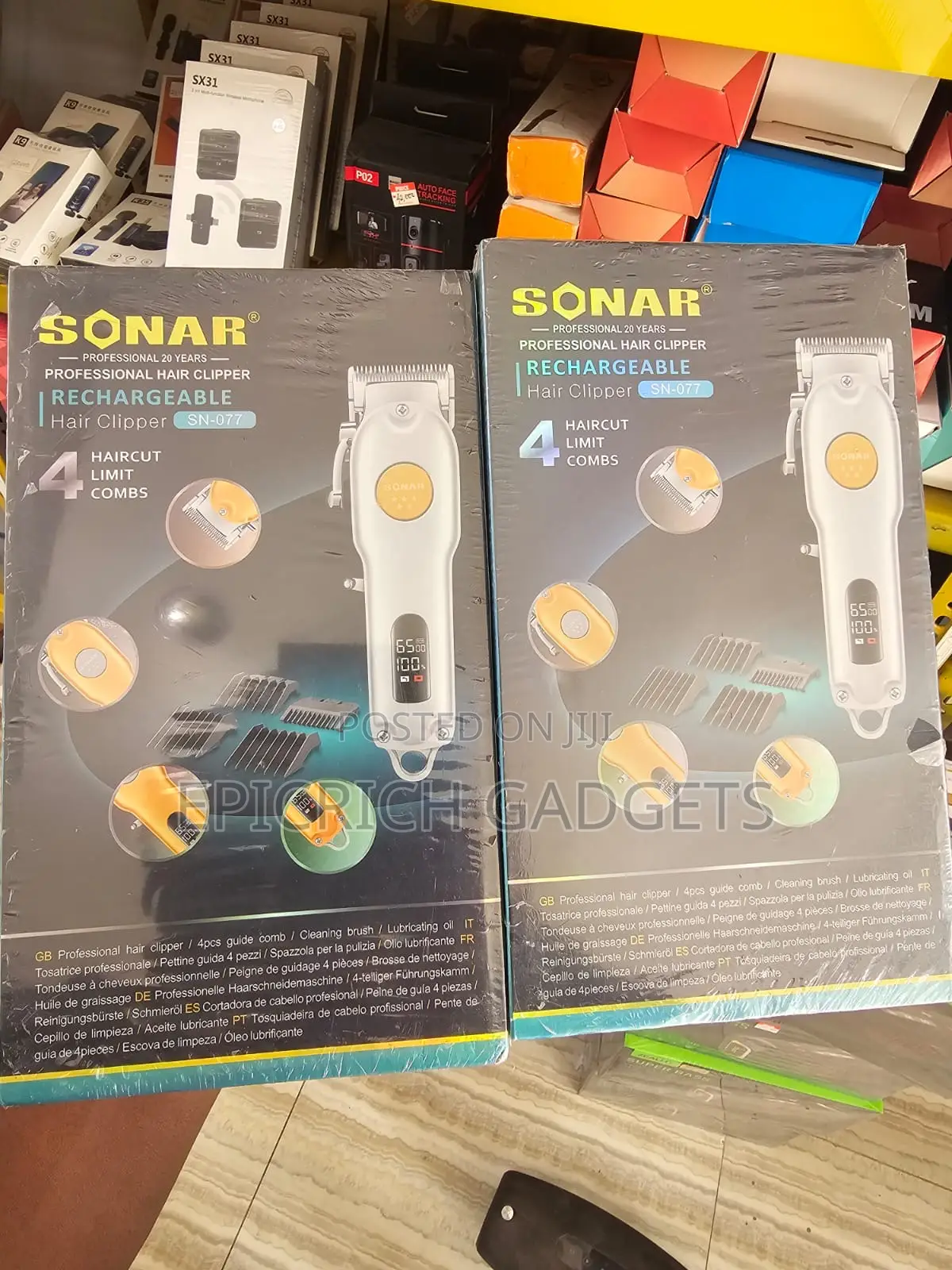 Sonar Sn-077 Professional Rechargeable Hair Clipper