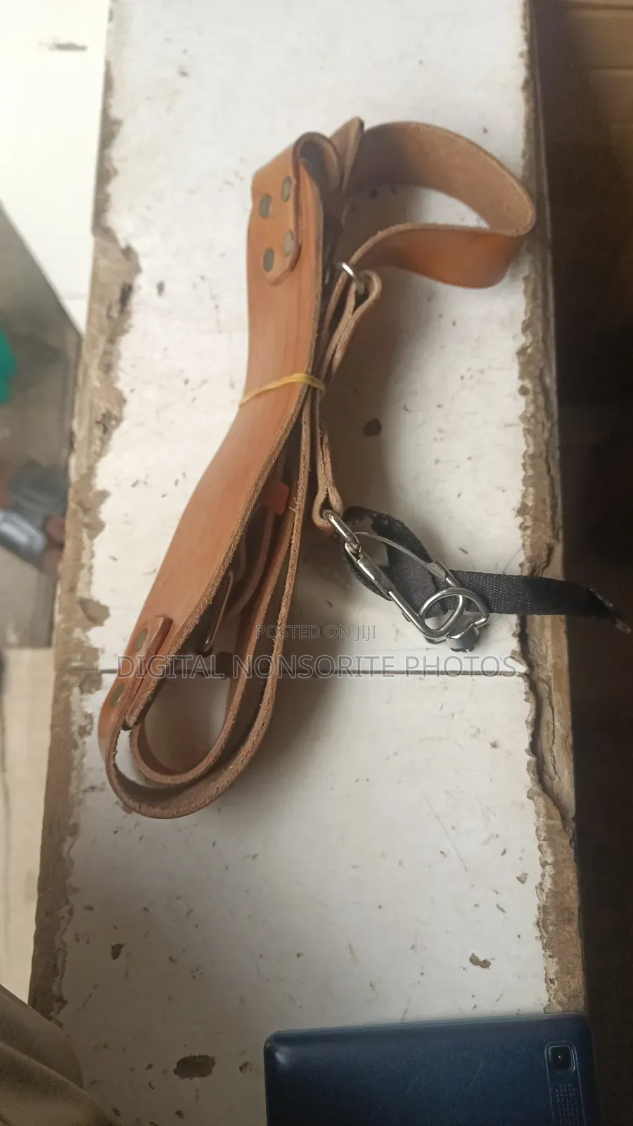 Brown Leather Camera Belt Single Double