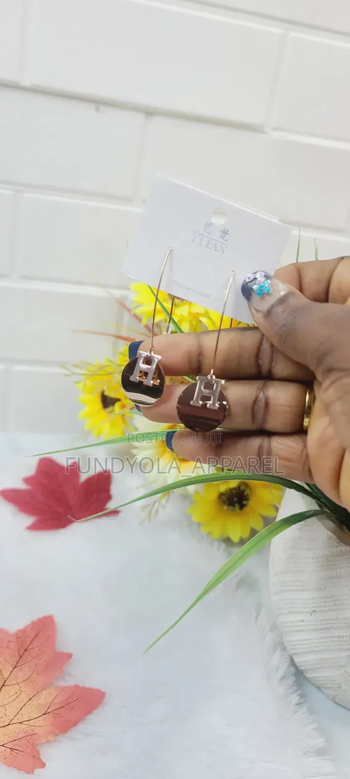 Rosegold Curve Earring