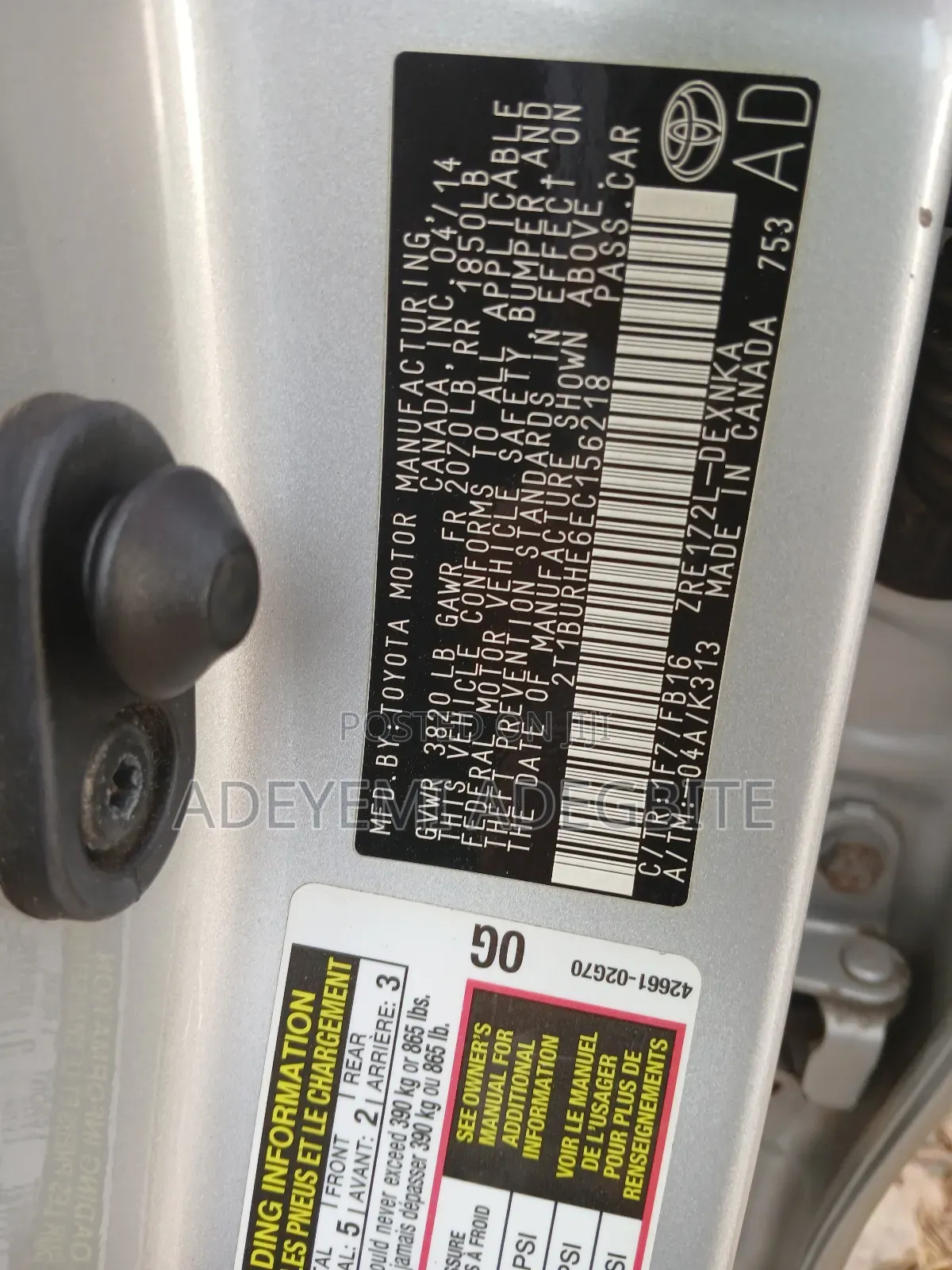 Toyota Corolla 2014 Silver