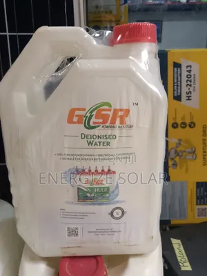 5 Litres GSR De-Ionzed Water