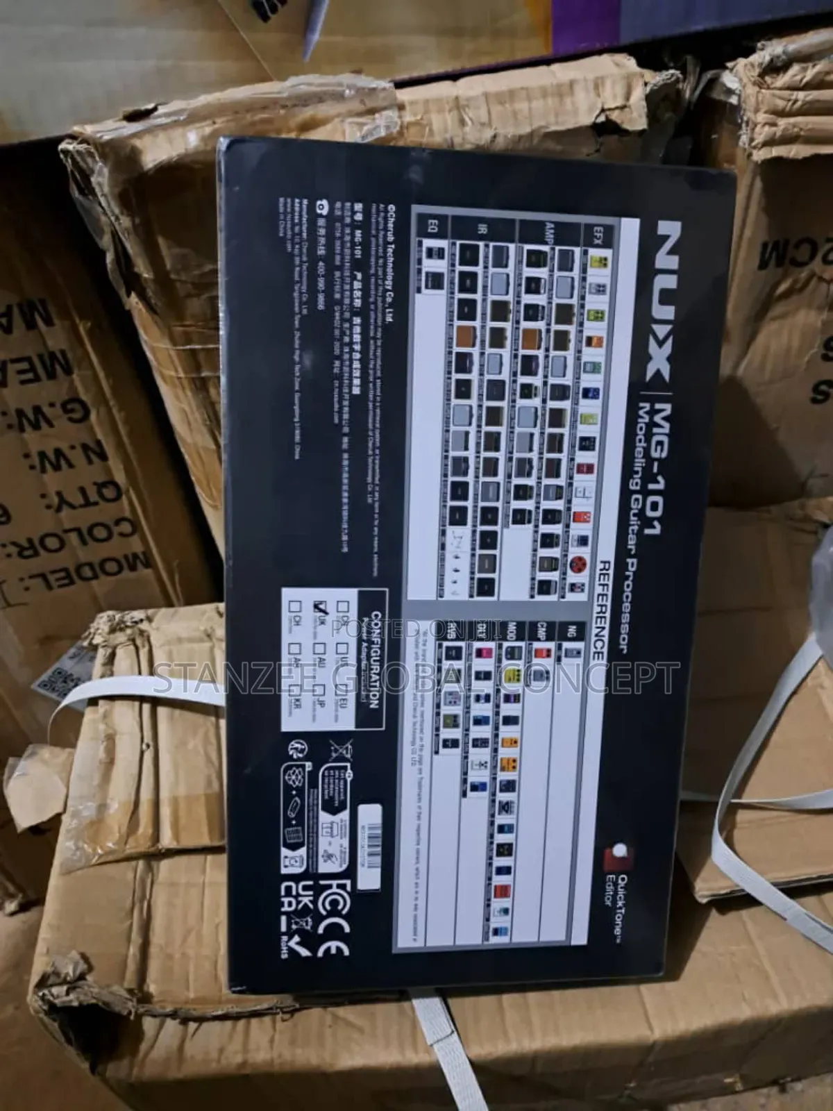 Nux MG-101 Modelling Guitar Processor