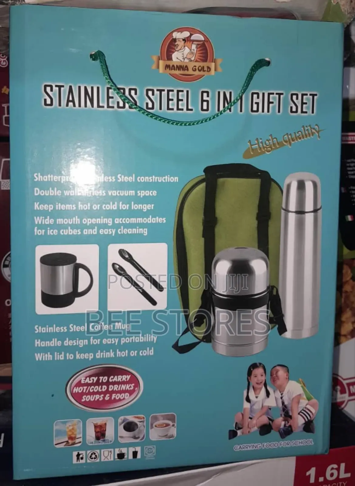 Stainless Steel 6in1 Gift Set
