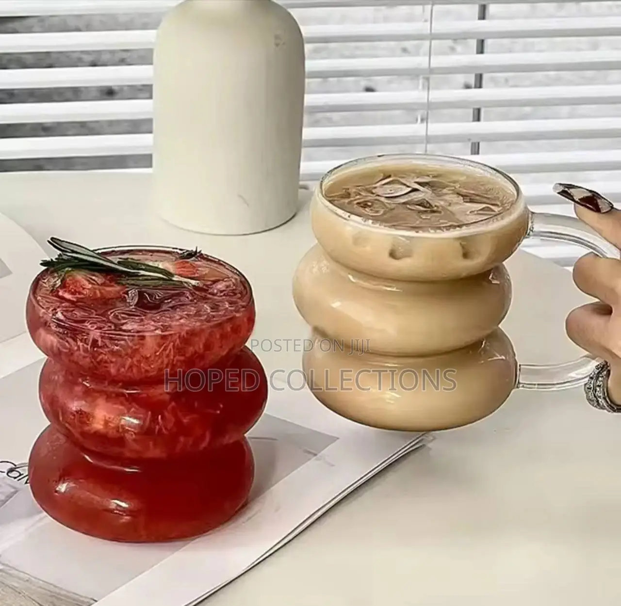 Fashionable Transparent Glass Cup