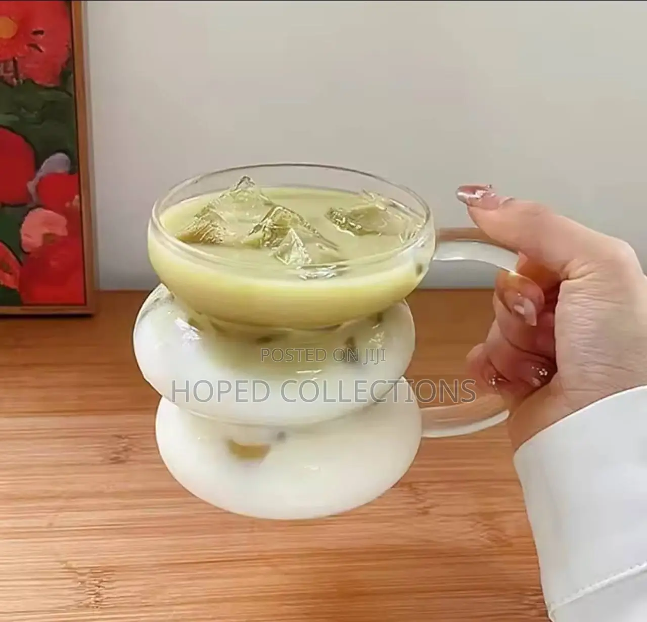 Fashionable Transparent Glass Cup