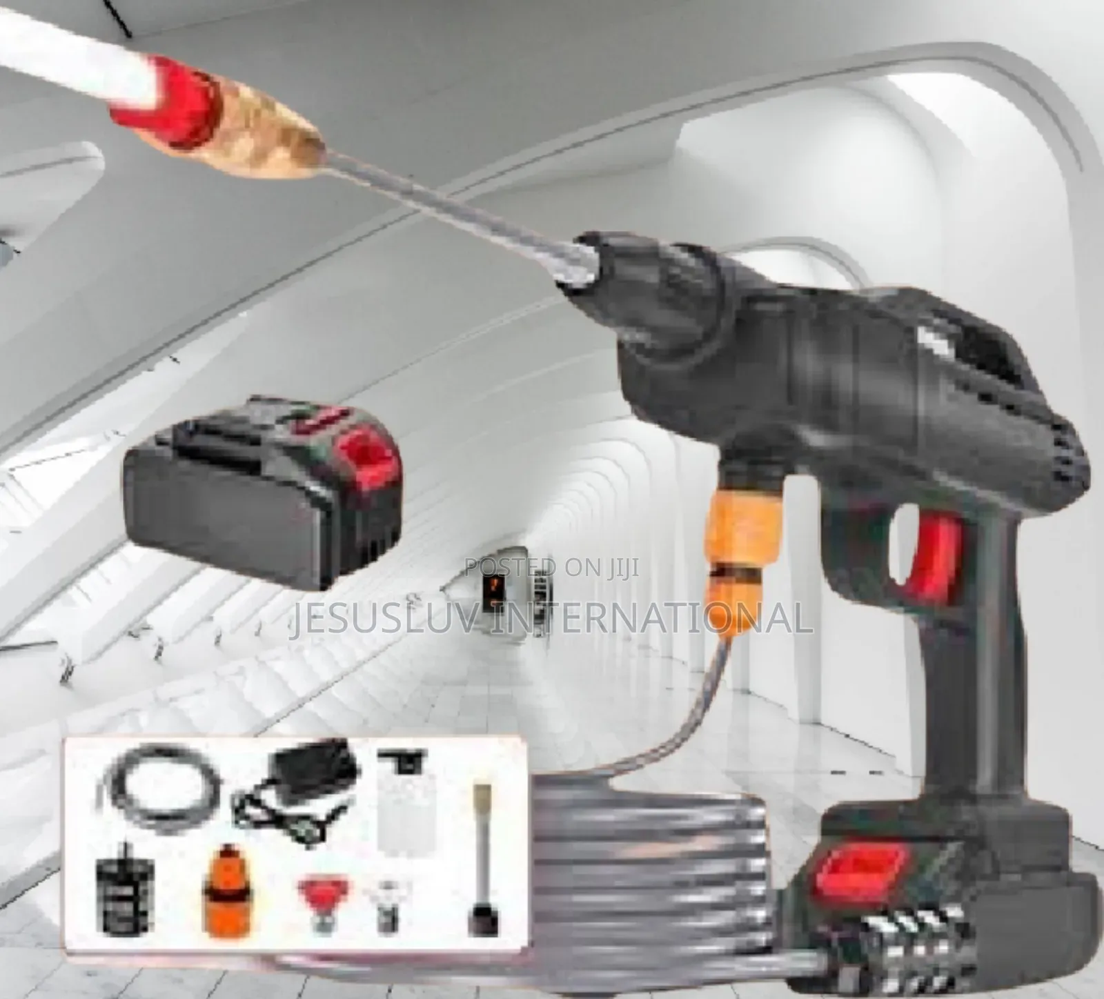 Rechargeable Cordless Pressure Washer With 2 Batteries 48V