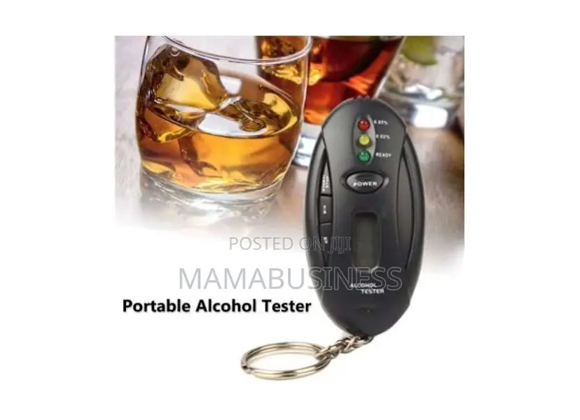Keychain Led Alcohol Tester With Timer and Flashlight
