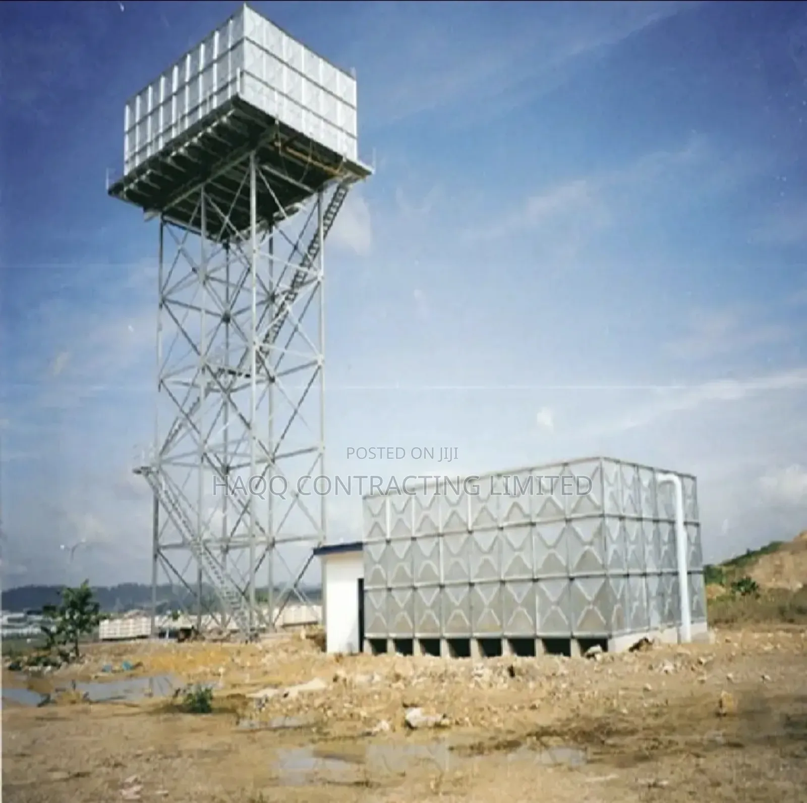Sectional Water Tank MS Pressed Steel Braithwaite BS