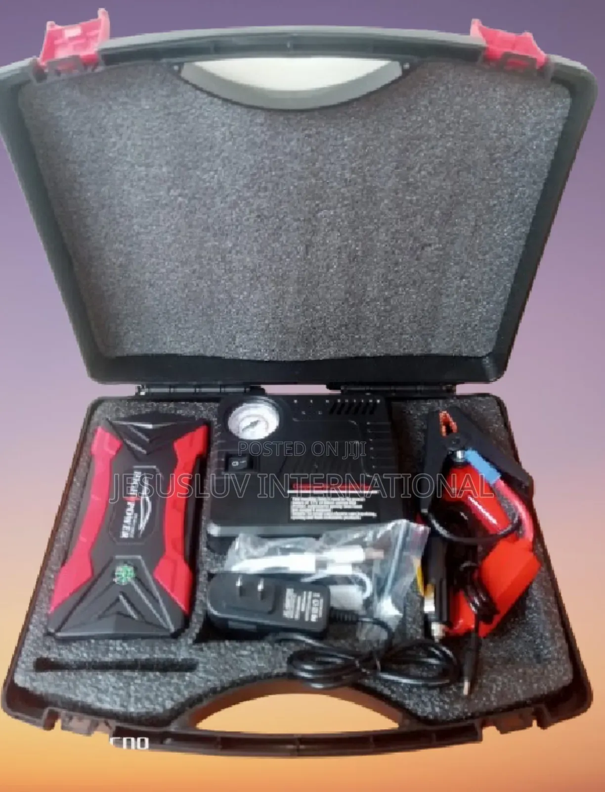 Powerful Jump Starter With Tyre Inflator Pump for Vehicle
