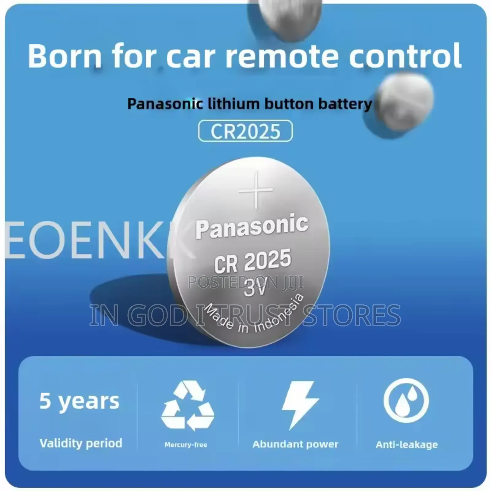 Original Panasonic CR2032