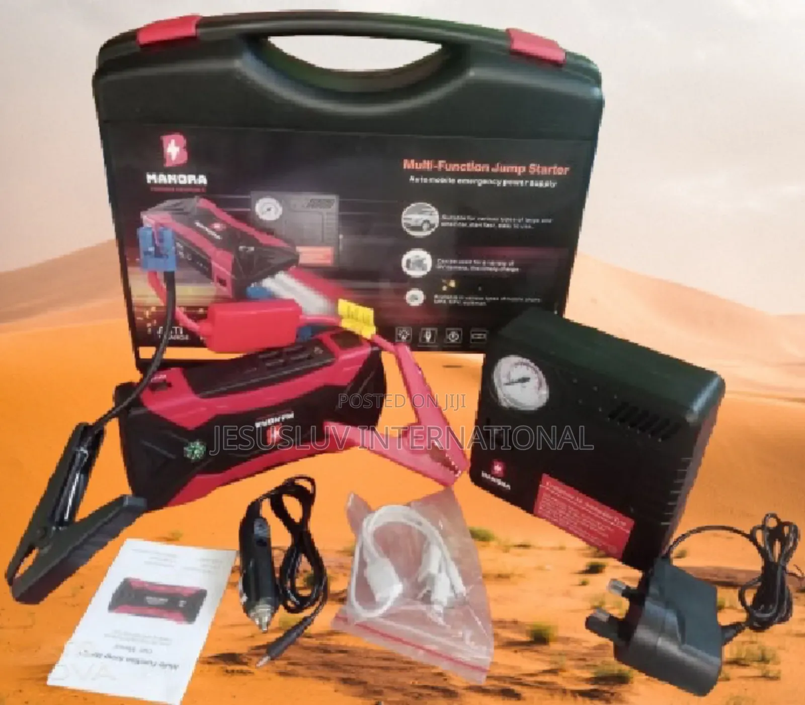 Multifunction High Power Jump Starter 12V With Tyre Inflator