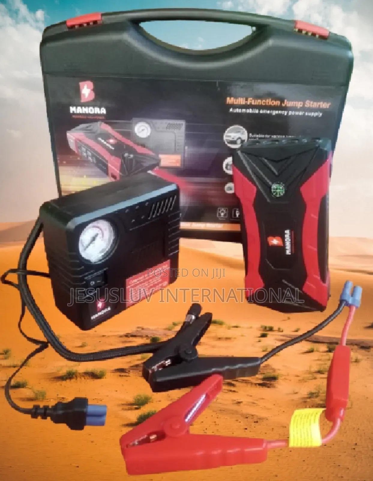 Multifunction High Power Jump Starter 12V With Tyre Inflator