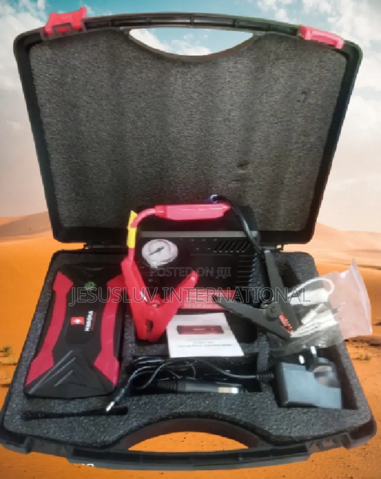 Multifunction High Power Jump Starter 12V With Tyre Inflator