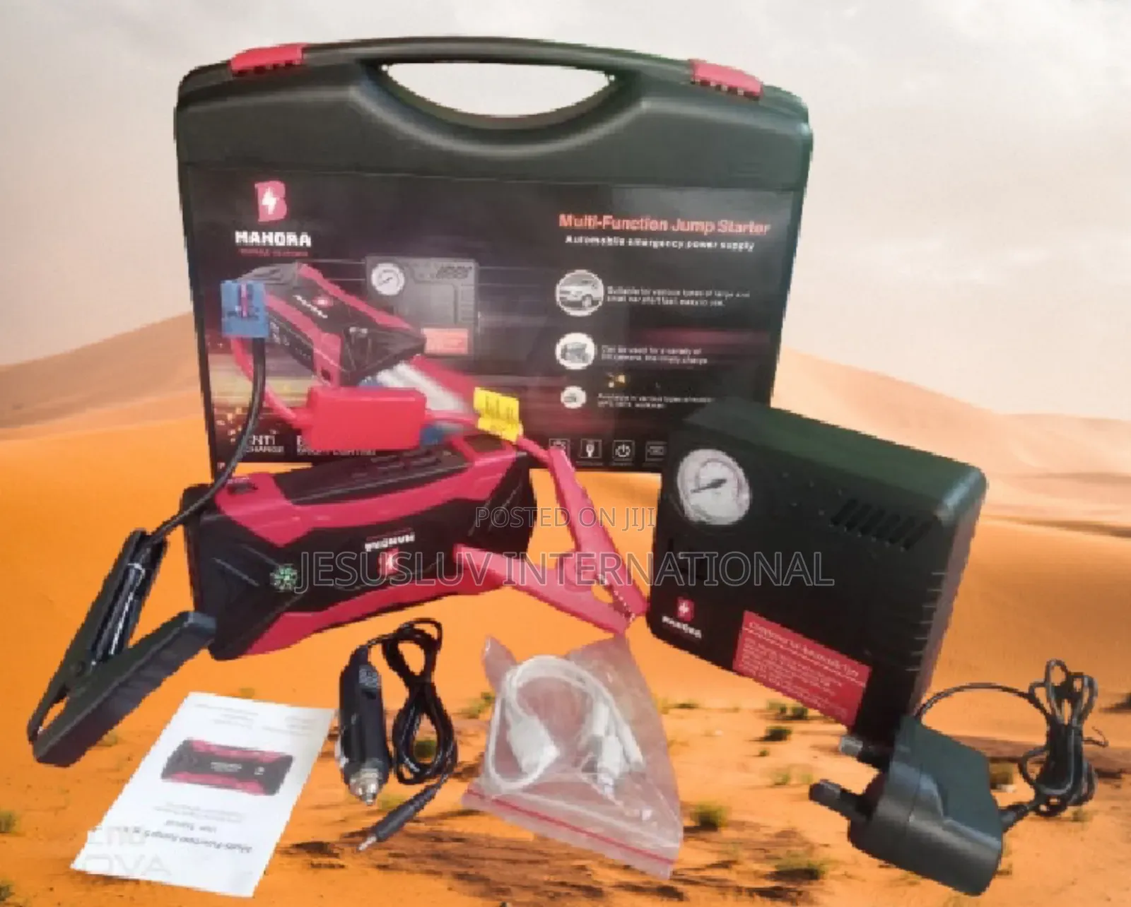 Multifunction High Power Jump Starter 12V With Tyre Inflator