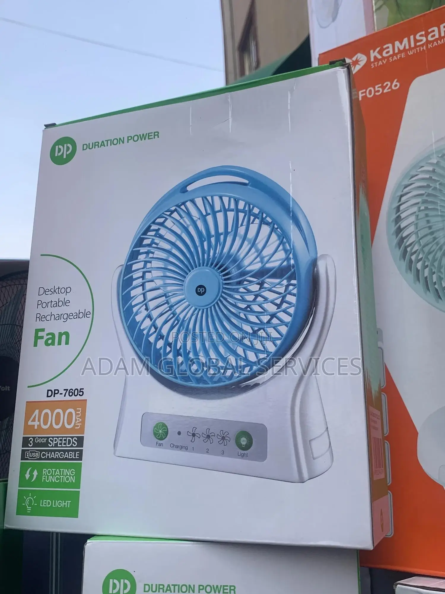 Rechargeable Multifunctional Fan