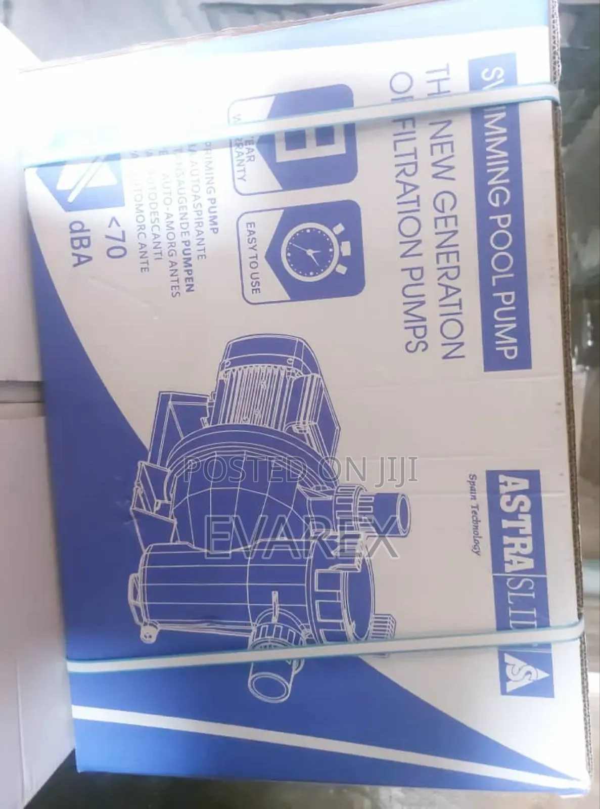 2hp Astra Swimming Pool Pump, 3yrs Warranty