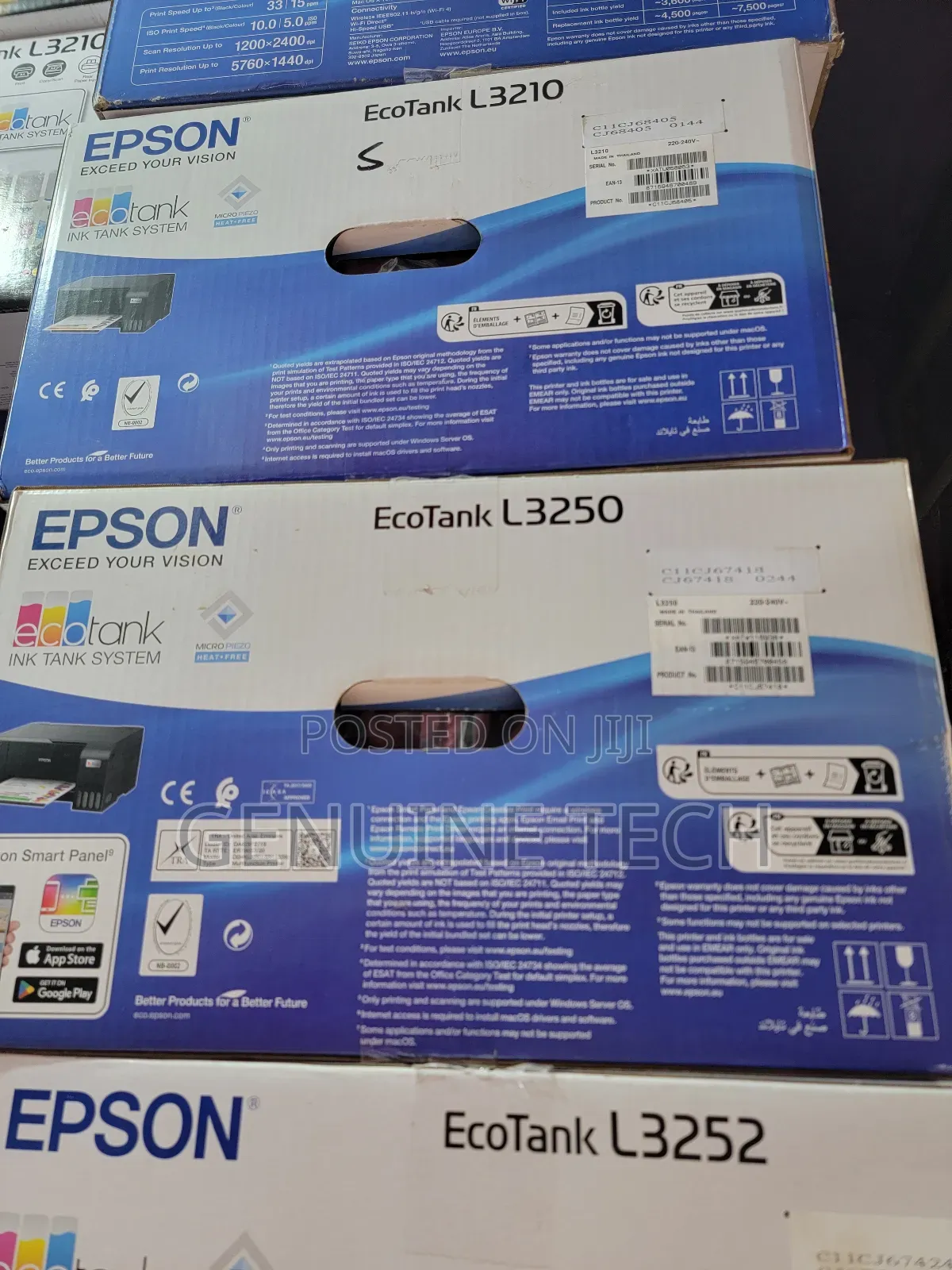 Epson Ecotank L3250 Printer