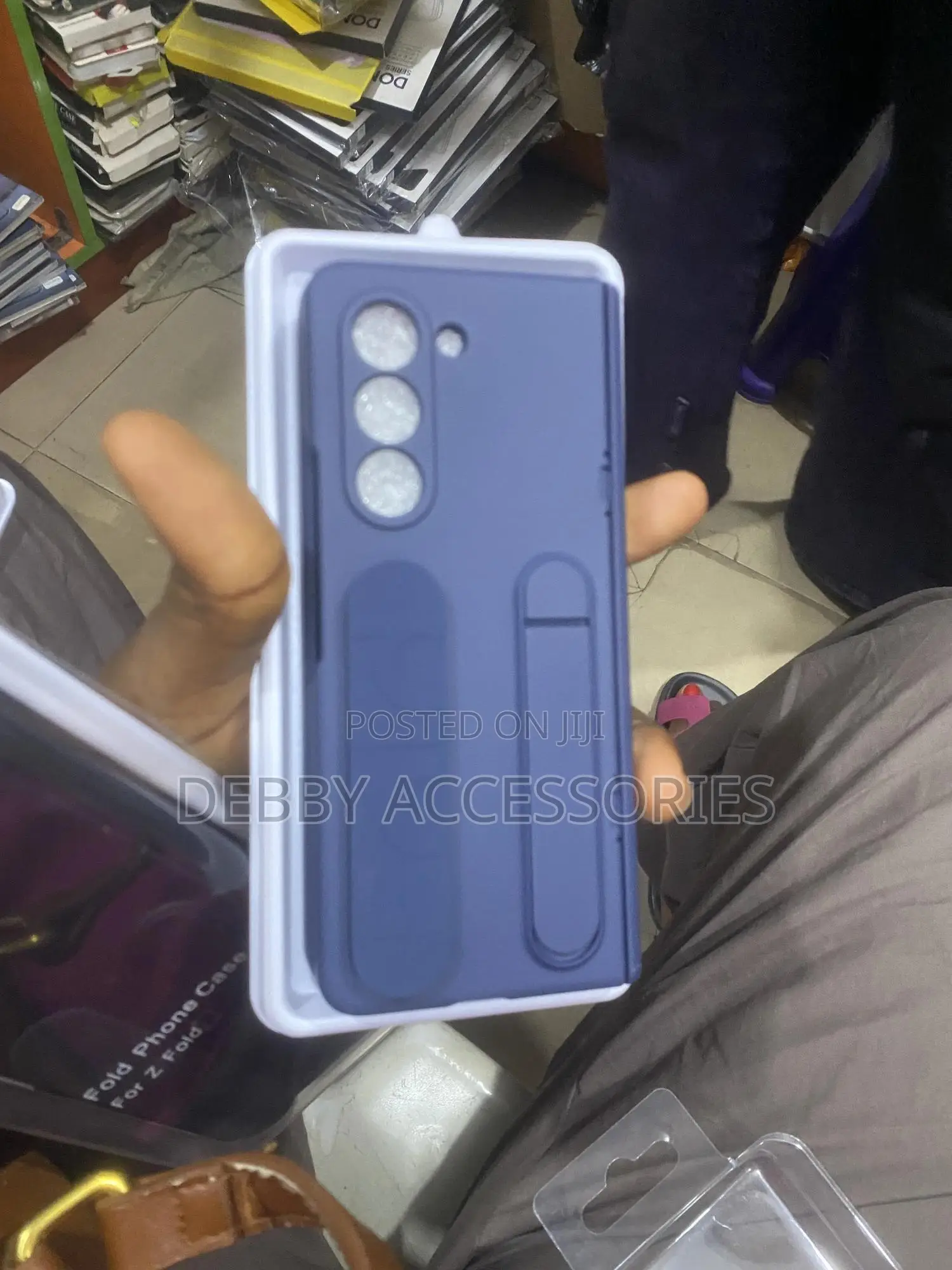 Soft Silicone Case With Stand for Samsung Galaxy Fold3/4/5/6