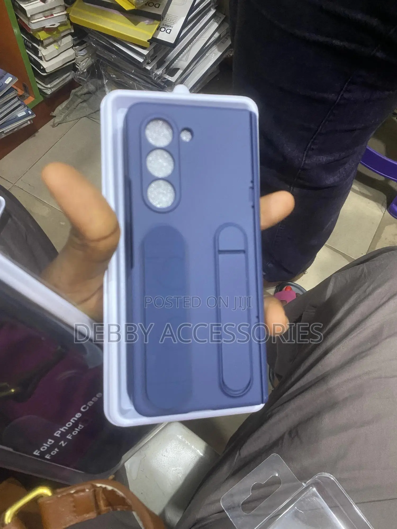 Soft Silicone Case With Stand for Samsung Galaxy Fold3/4/5/6