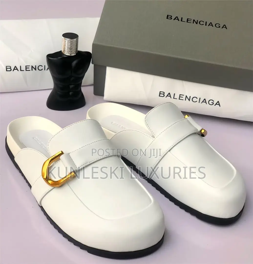 Original Balenciaga Leather Half Shoe in 3 Colorways