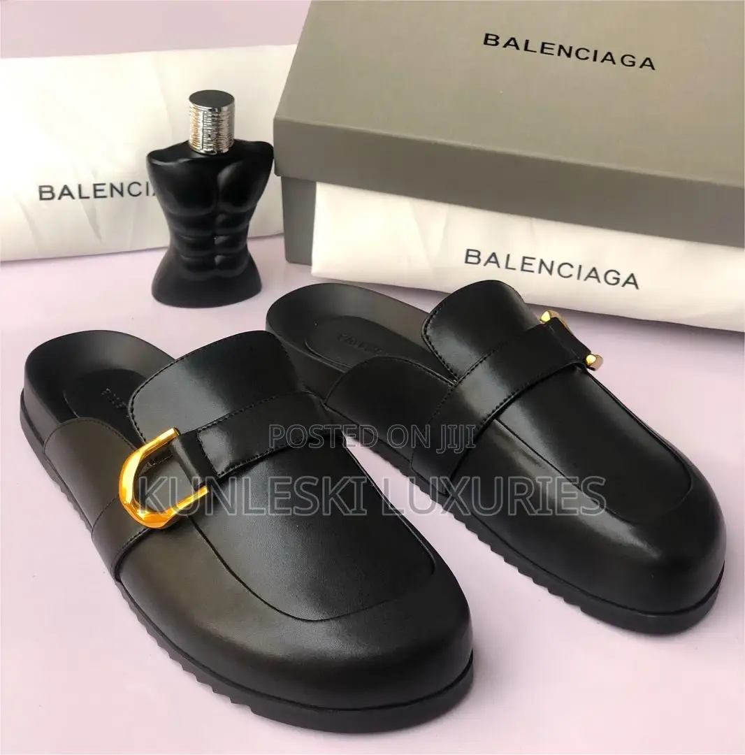 Original Balenciaga Leather Half Shoe in 3 Colorways