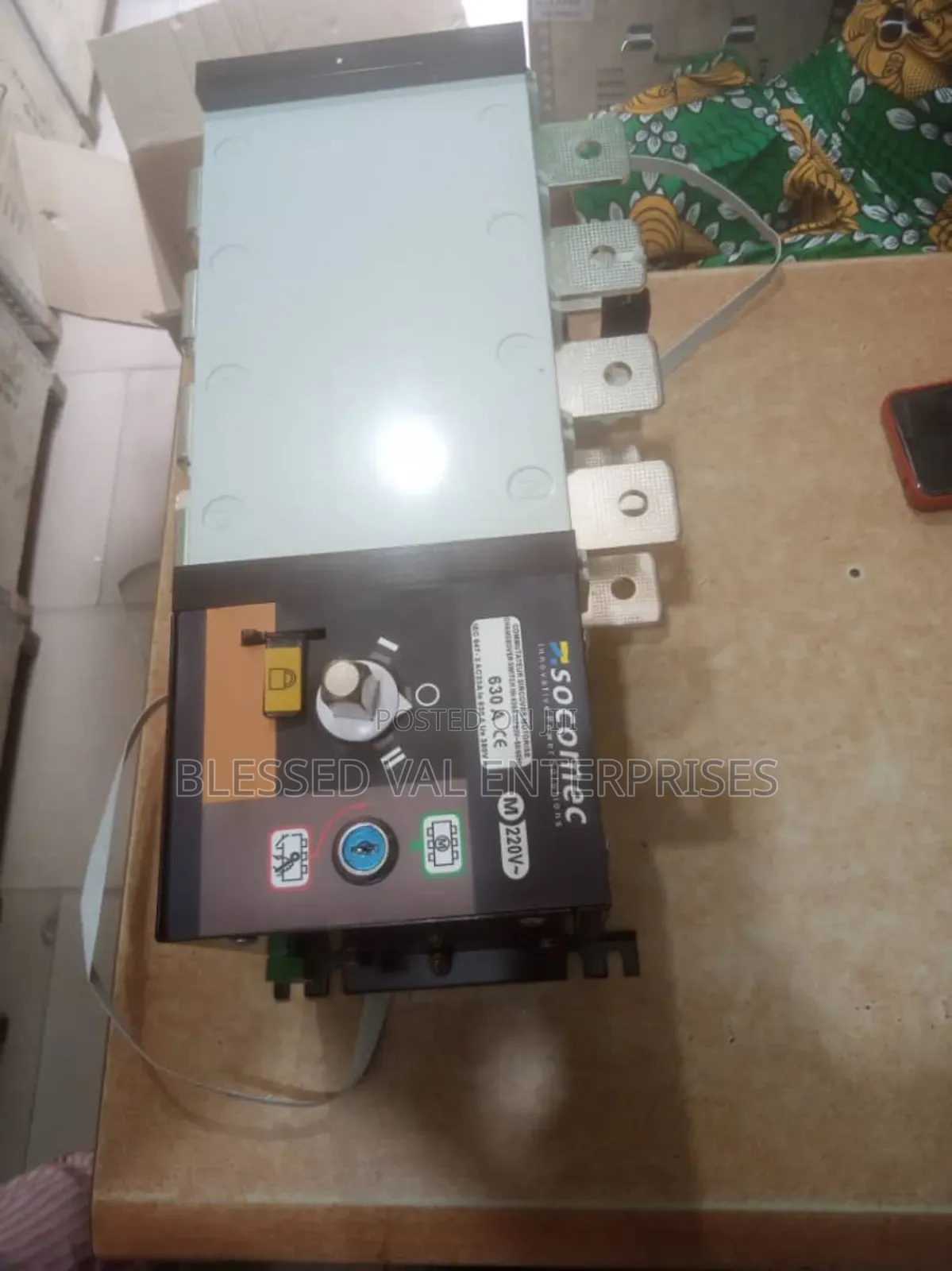 Automatic Change Over 630 Amps 3 Phase