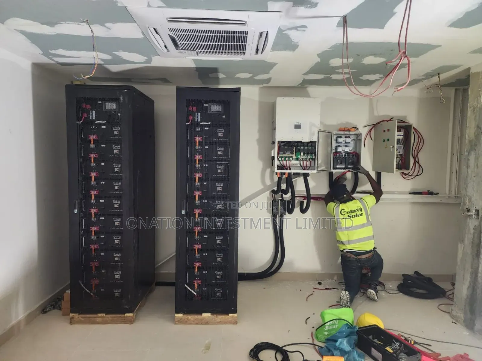 41kwh 410v Galaxy High Voltage Lithium Batteries