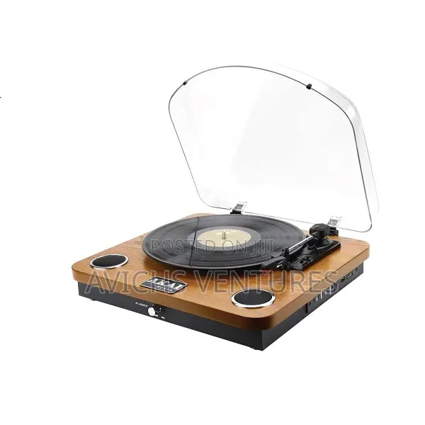 Akai Vintage Bluetooth Turntable With FM Radio SD USB