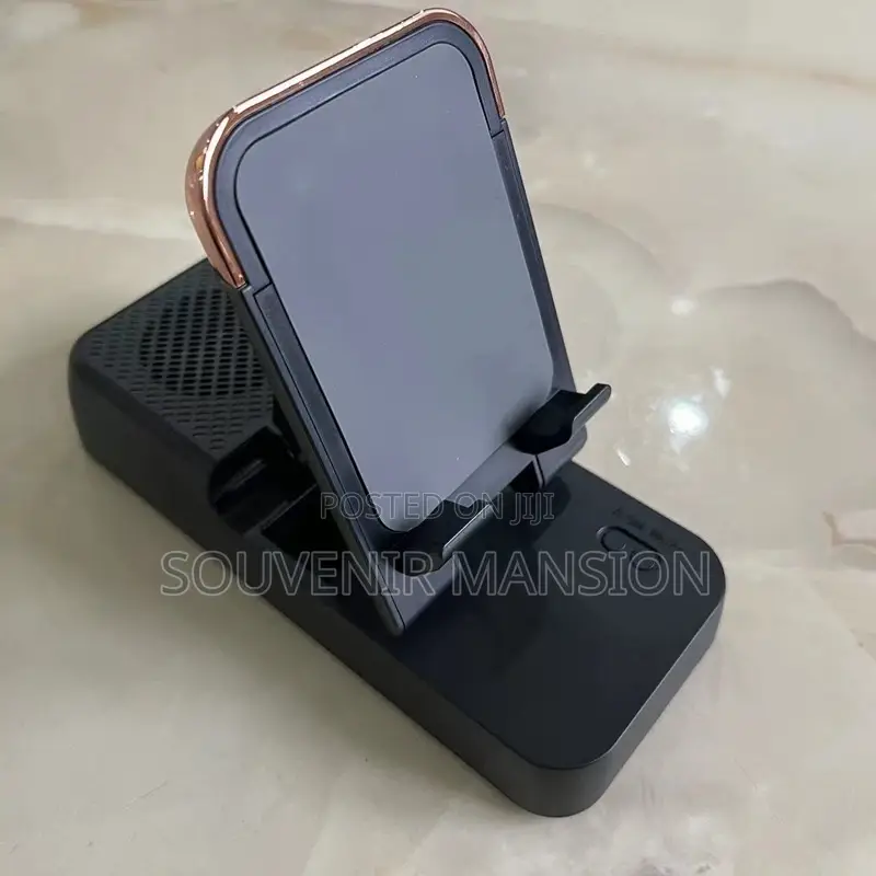 Phone Holder Bracket With Wireless Speaker
